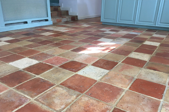 Terracotta Tiles Cleaning and Sealing